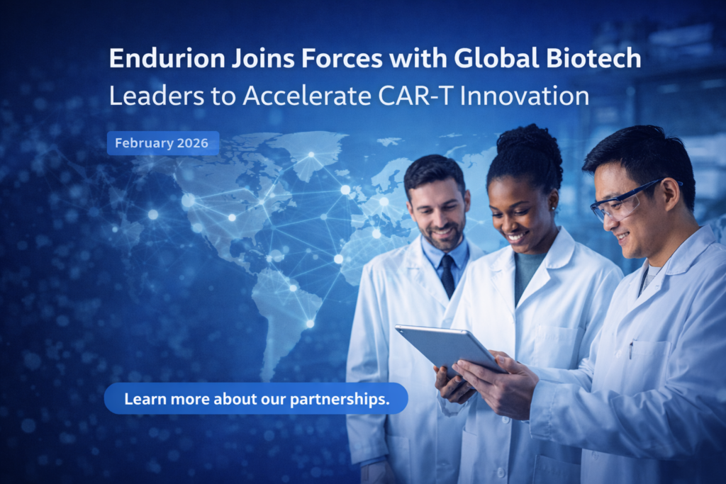 Endurion Joins Forces with Global Biotech Leaders to Accelerate CAR-T Innovation