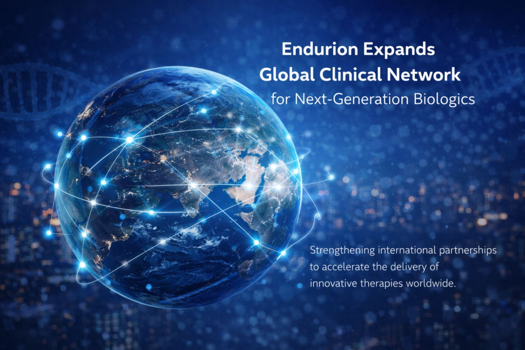 Endurion Expands Global Clinical Network for Next-Generation Biologics